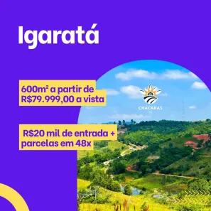 Lote/Terreno à venda, 600m² no Centro, Igaratá