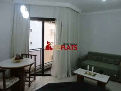 Flat com 1 Quarto para alugar, 42m² no Indianópolis, São Paulo