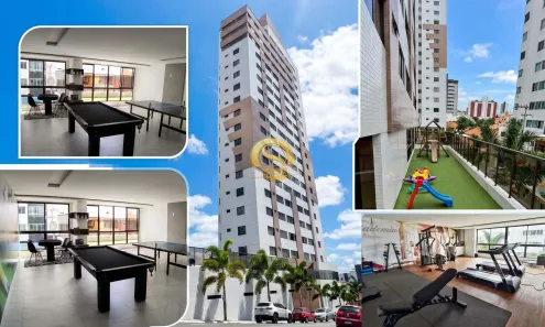 Apartamento com 3 Quartos para alugar, 130m² no Alto Branco, Campina Grande