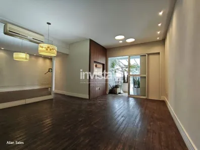 Apartamento com 3 Quartos para alugar, 100m² no Gonzaga, Santos