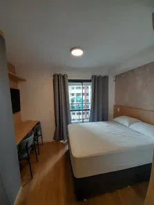 Apartamento com 1 Quarto para venda ou aluguel, 24m² no Cidade Monções, São Paulo