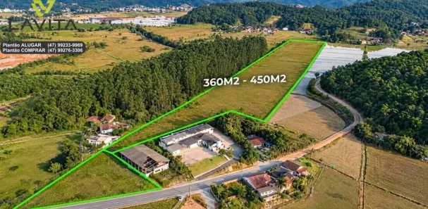 Lote/Terreno à venda, 360m² no Figueira, Gaspar