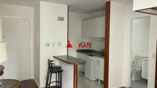 Flat com 1 Quarto para alugar, 35m² no Moema, São Paulo