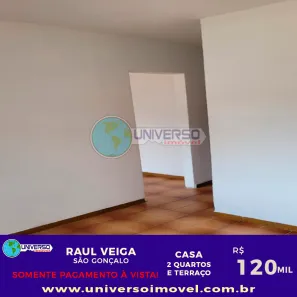 Casa com 2 Quartos à venda, 52m² no Raul Veiga, São Gonçalo