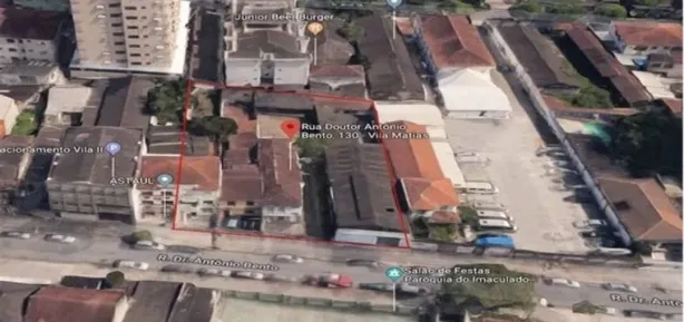 Lote/Terreno para venda ou aluguel, 1600m² no Vila Mathias, Santos
