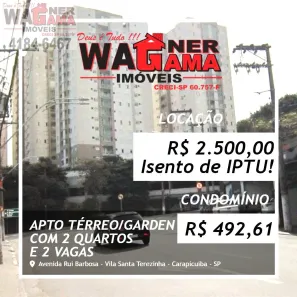 Apartamento com 2 Quartos para alugar, 64m² no Vila Santa Terezinha, Carapicuíba