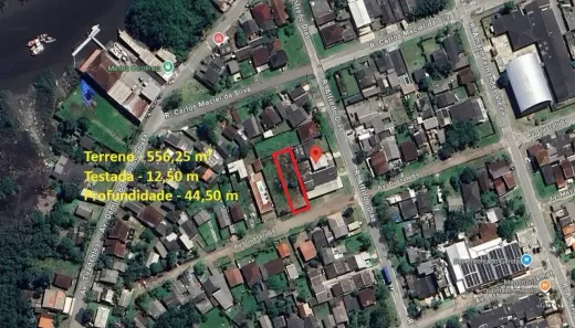 Lote/Terreno à venda, 556m² no Guaratuba, Guaratuba