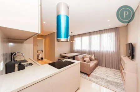 Apartamento com 1 Quarto para alugar, 43m² no São Francisco, Curitiba