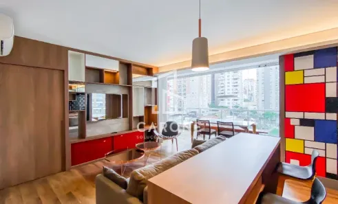 Apartamento com 1 Quarto para alugar, 68m² no Vila Nova Conceição, São Paulo
