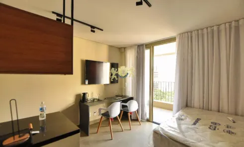 Flat com 1 Quarto para alugar, 27m² no Cerqueira César, São Paulo