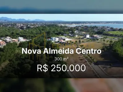 Lote/Terreno à venda, 300m² no Nova Almeida Centro, Serra