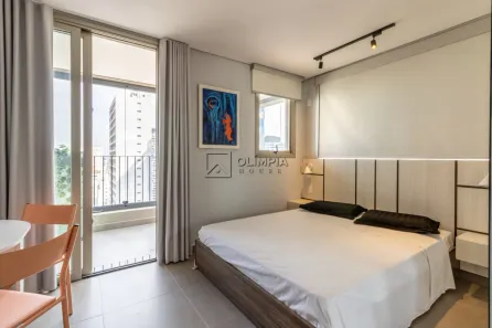 Apartamento com 1 Quarto para alugar, 32m² no Cerqueira César, São Paulo