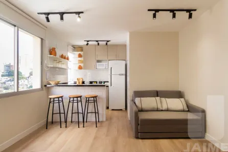 Apartamento com 1 Quarto para alugar, 30m² no Santa Cecília, São Paulo