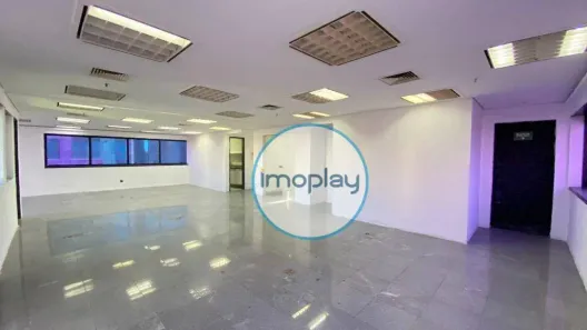 Sala Comercial para alugar, 124m² no Indianópolis, São Paulo