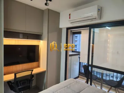 Apartamento com 1 Quarto para alugar, 25m² no Brooklin Paulista, São Paulo