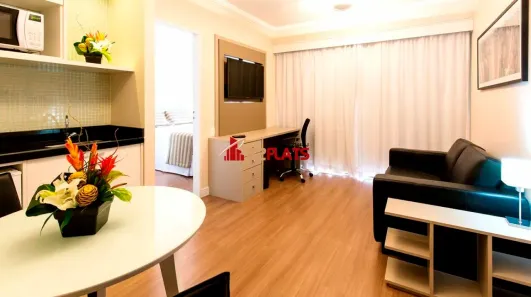 Flat com 1 Quarto à venda, 35m² no Indianópolis, São Paulo