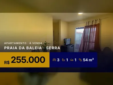 Apartamento com 3 Quartos à venda, 54m² no Praia da Baleia, Serra
