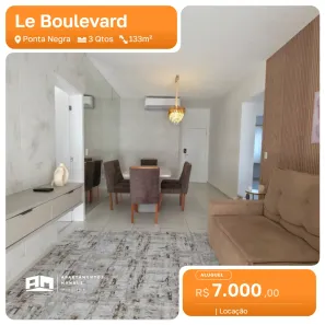 Apartamento com 3 Quartos para alugar, 133m² no Dom Pedro I, Manaus