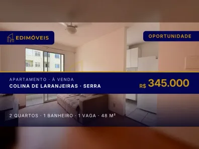 Apartamento com 2 Quartos à venda, 48m² no Colina de Laranjeiras, Serra