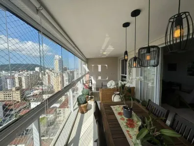 Apartamento com 3 Quartos à venda, 155m² no Embaré, Santos