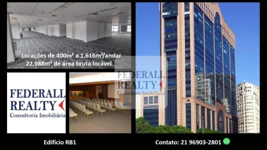 Sala Comercial para alugar, 306m² no Centro, Rio de Janeiro