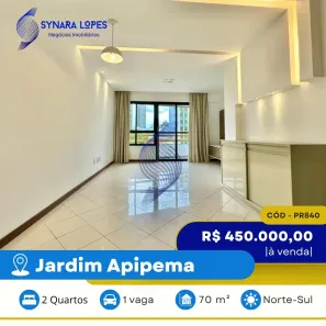 Apartamento com 2 Quartos à venda, 70m² no Jardim Apipema, Salvador