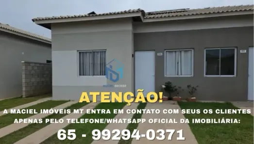 Casa de Condomínio com 3 Quartos para alugar, 79m² no Petrópolis, Várzea Grande