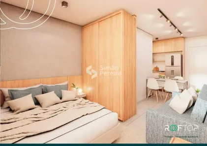 Apartamento com 1 Quarto à venda, 21m² no Poço Rico, Juiz de Fora