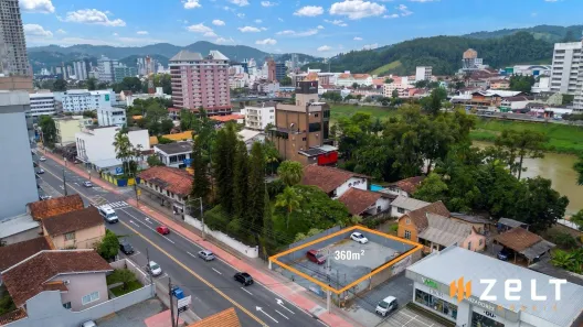 Lote/Terreno à venda, 360m² no Ponta Aguda, Blumenau