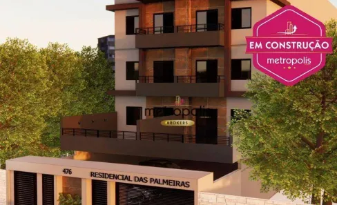 Apartamento com 2 Quartos à venda, 77m² no Vila Pires, Santo André