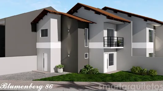 Sobrado com 2 Quartos à venda, 64m² no Itoupava Central, Blumenau