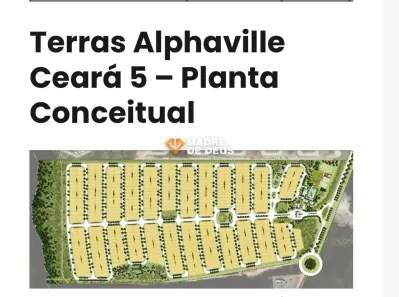 Lote/Terreno à venda, 355m² no Cidade Alpha, Eusébio