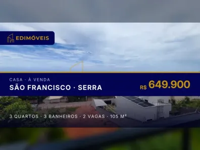Casa com 3 Quartos à venda, 105m² no São Francisco, Serra