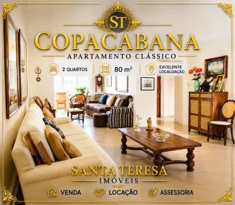 Apartamento com 2 Quartos à venda, 80m² no Copacabana, Rio de Janeiro