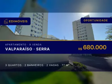 Apartamento com 3 Quartos à venda, 77m² no Valparaíso, Serra