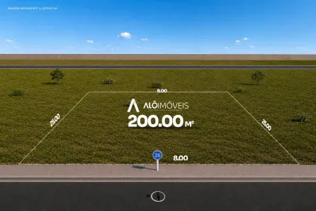 Lote/Terreno à venda, 200m² no Santa Terezinha, Fazenda Rio Grande