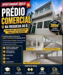 Prédio Comercial para alugar, 300m² no Vila Albertina, São Paulo