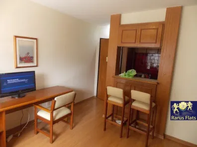 Flat com 1 Quarto para alugar, 38m² no Cerqueira César, São Paulo