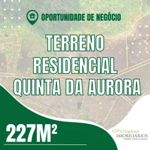Lote/Terreno à venda, 227m² no Residencial Quinta da Aurora, Franca
