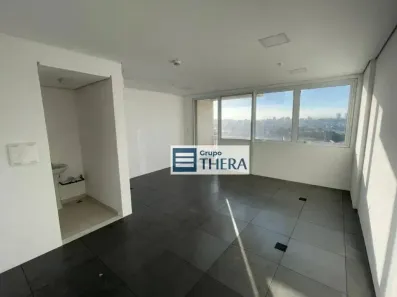 Sala Comercial para alugar, 33m² no Novo Homero Thon, Santo André