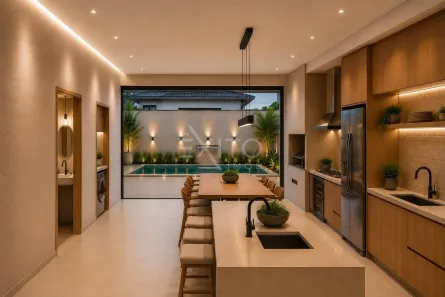 Casa de Condomínio com 3 Quartos à venda, 250m² no Jardim Ermida I, Jundiaí