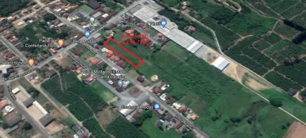 Lote/Terreno à venda, 4459m² no CENTRO, Schroeder
