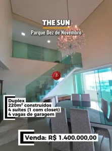 Apartamento com 4 Quartos à venda, 220m² no Parque 10 de Novembro, Manaus