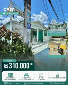 Casa com 3 Quartos à venda, 225m² no Novo Aleixo, Manaus