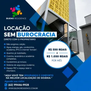 Kitnet com 1 Quarto para alugar, 16m² no Setor Sol Nascente, Goiânia