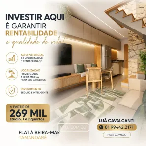 Apartamento com 1 Quarto à venda, 22m² no Centro, Tamandaré