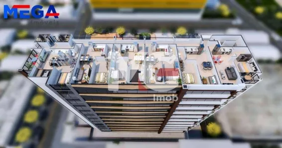 Apartamento com 1 Quarto à venda, 46m² no Aldeota, Fortaleza