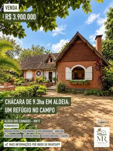 Fazenda/Sítio com 3 Quartos à venda, 64000m² no Aldeia, Paudalho