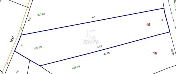 Lote/Terreno à venda, 429m² no Parque Oratório, Santo André