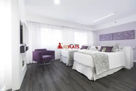 Flat com 1 Quarto para alugar, 33m² no Moema, São Paulo